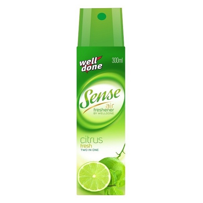 E-shop WELL DONE Osviežovač vzduchu sense air - Citrus 300ml