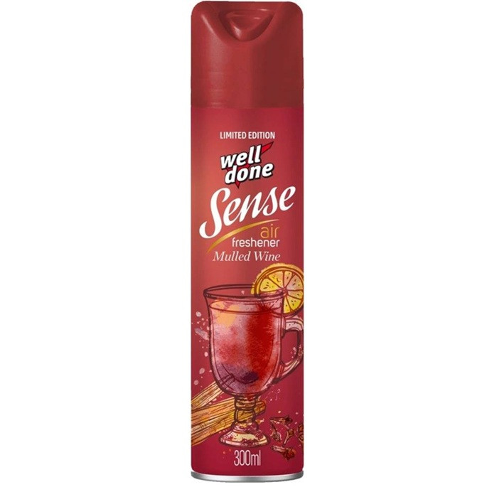 E-shop WELL DONE Osviežovač vzduchu sense air - Mulled Wine 300ml