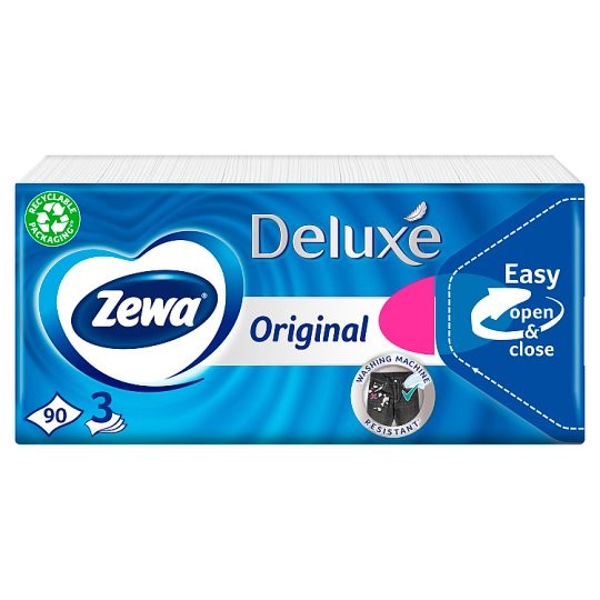 E-shop ZEWA Deluxe papierové vreckovky Original 3-vrstvové 90ks